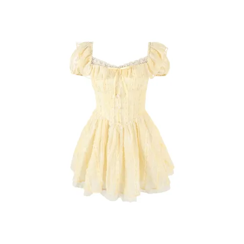 SEAR OFFICIAL Короткое платье с короткими рукавами женское