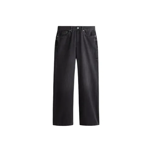 H&M Черные Мужские Джинсы