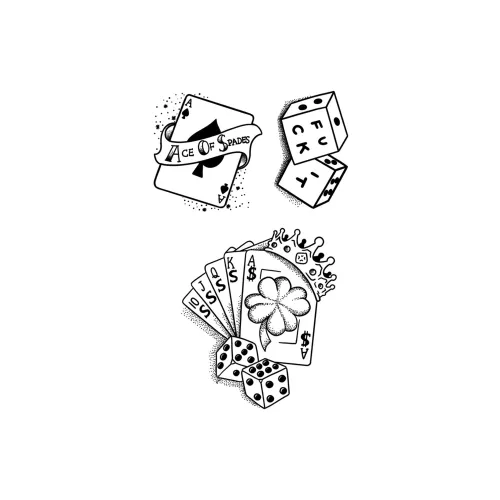 LIEJI Модный и крутой Games Травяной Tattoo Стикер