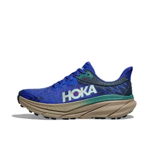 HOKA ONE ONE Challenger ATR 7 Устойчивые к истиранию Низкие Кроссовки для бега Мужские Синие