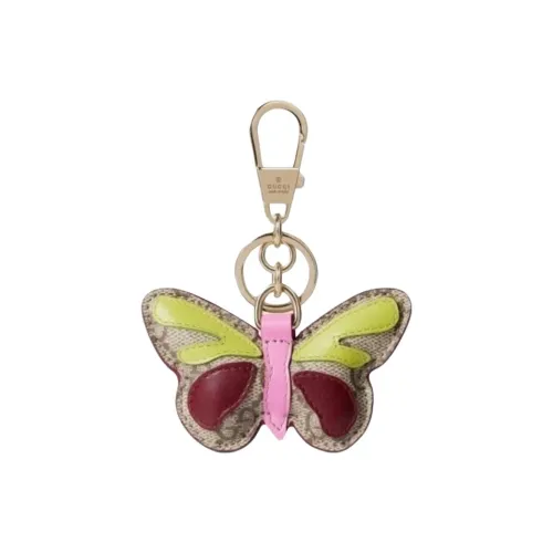 GUCCI Кожа Брелоки Унисекс Коричневый