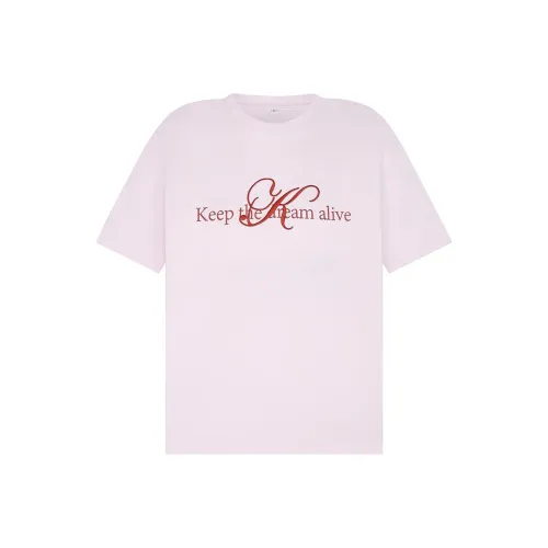 XIAOLIZI Розовые Женские Футболки