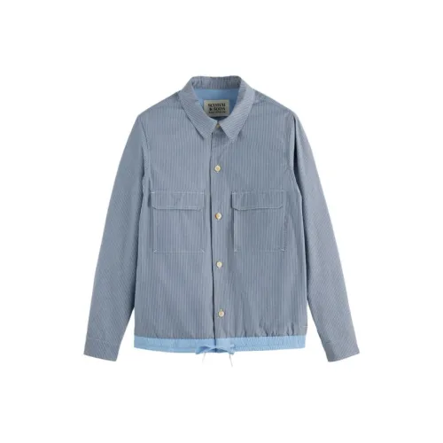 Scotch&Soda Atlantic Blue Мужские Рубашки