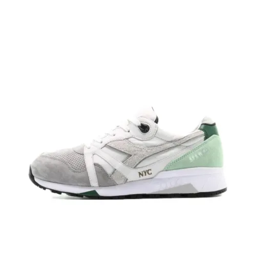 AFEW x Diadora N9000 Устойчивый к истиранию Низкий Топ Casual Мужской Светло-Серый