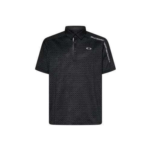 Oakley Мужская поло черного цвета