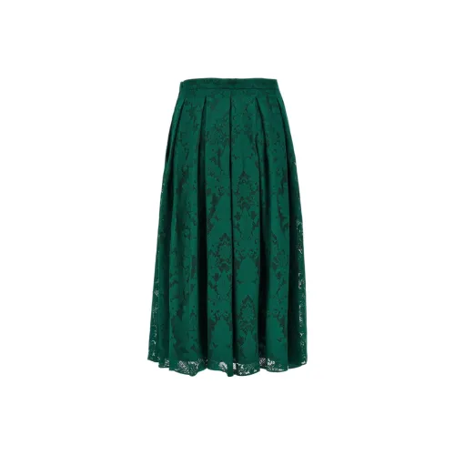 MaxMara Повседневный Длинный Юбка Женские Лесной зеленый