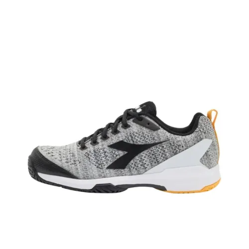 DIADORA Устойчивые к истиранию низкие беговые кроссовки унисекс серого цвета