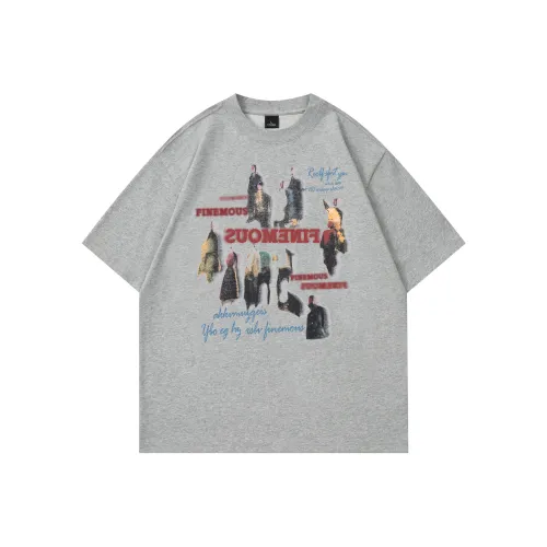 HIPHOPPUNKS Светло-серый Унисекс Футболка