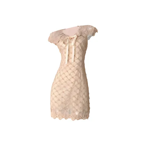 MO VOICE Короткий рукав Платье Женское