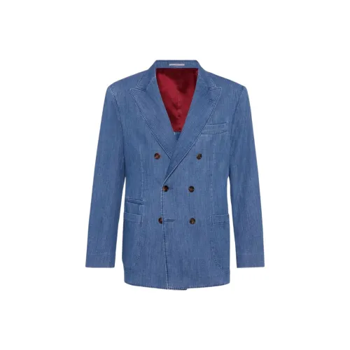 BRUNELLO CUCINELLI SS25 Бизнес-костюм Пальто Мужской