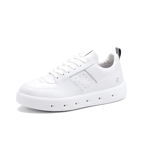 Ecco Street 720 Series Низкие Кроссовки для скейтбординга Женские Белые