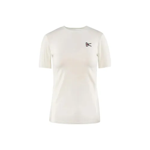 District Vision T-рубашка Женская Белая