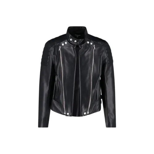 BALMAIN Черные Мужские Кожаные Куртки