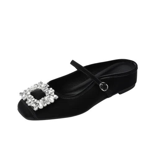 TATAYA Резиновая подошва стразы устойчивые к истиранию домашние тапочки женские