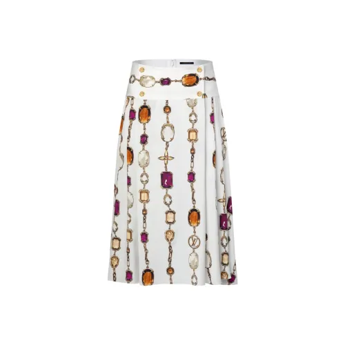 LOUIS VUITTON SS25 Повседневный Длинный Юбка Женские