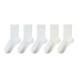 5 пар (3 белых + 2 молочно-белых)