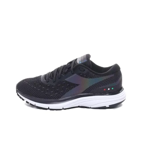 DIADORA Mythos Blushield 6 Беговые кроссовки Низкий Топ Черный Мужской