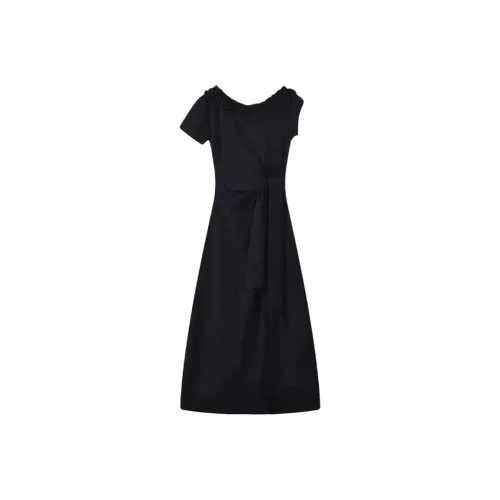 GEZITAI Короткое платье с короткими рукавами женское