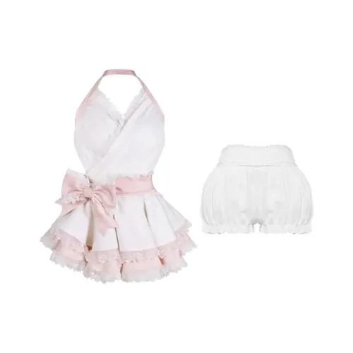 SNZX Бело-розовые Женские Слиплатья