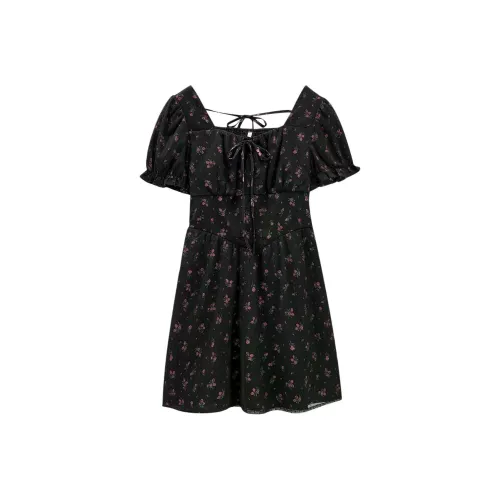 Love To Serve Короткий рукав Платье Женское