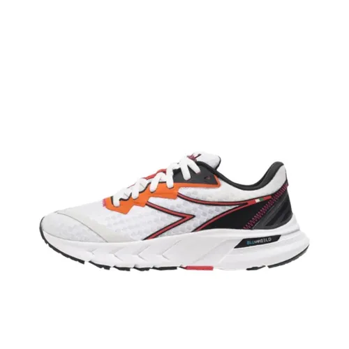 DIADORA Устойчивый к истиранию низкий топ повседневная беговая обувь Женская Белая