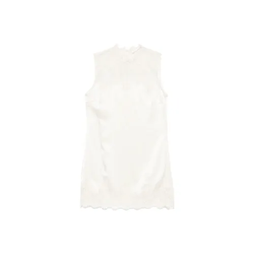 DOEN Без рукавов Платье Женское Светлый Бежевый