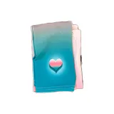 Зелёный Розовый Градиент Любовь