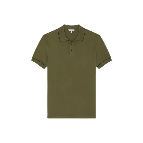CLUB MONACO Поло Мужское Оливково-Зеленое