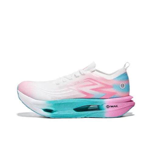 SAFIYA Беговые кроссовки Low Top Белый/Зеленый Унисекс