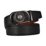 Золотистая пряжка с черной нитью