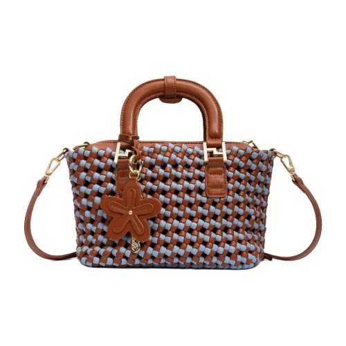 Monna Lisa Коровья кожа Тоут Сумка Женская Коричневая