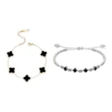 Романтическая коллекция "Четырехлистный клевер" (черный)