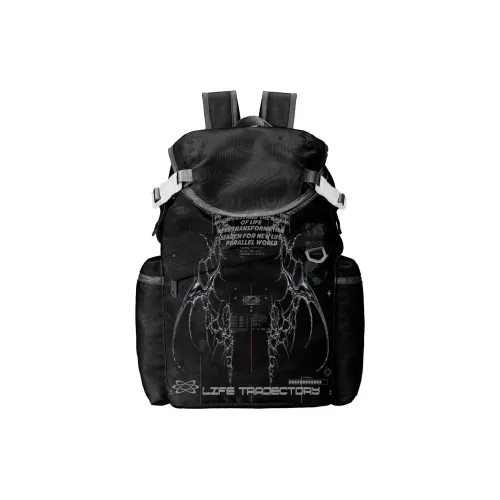 TURN UP 8Atheist Коллаборация Полиэстер Рюкзак Унисекс Черный