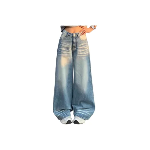 AN Озерно-голубой Женские Джинсы