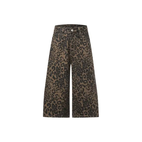 MJB Леопардовый принт Женские джинсовые шорты