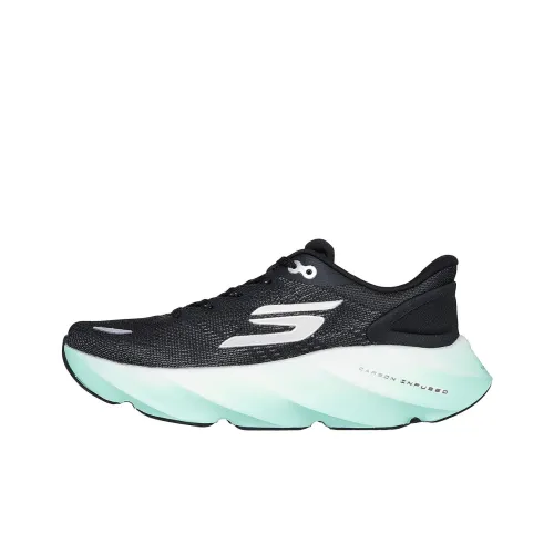 Skechers Arch Fit Устойчивые к истиранию Низкие Кроссовки для тренировок и бега Женские Черные