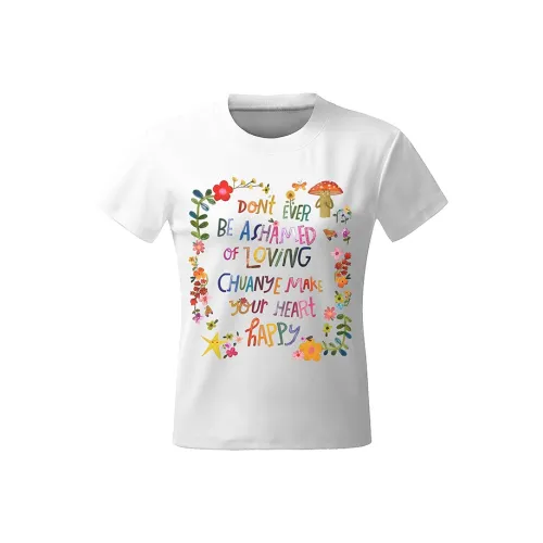 CHUANCHUANYEJIA Комплект с короткими рукавами рубашка женский