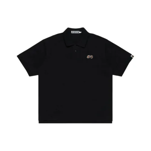 A BATHING APE Мужская черная поло
