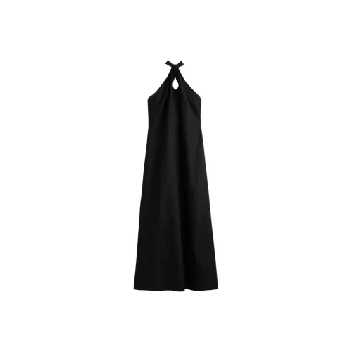 H&M Черные Женские Платья без рукавов
