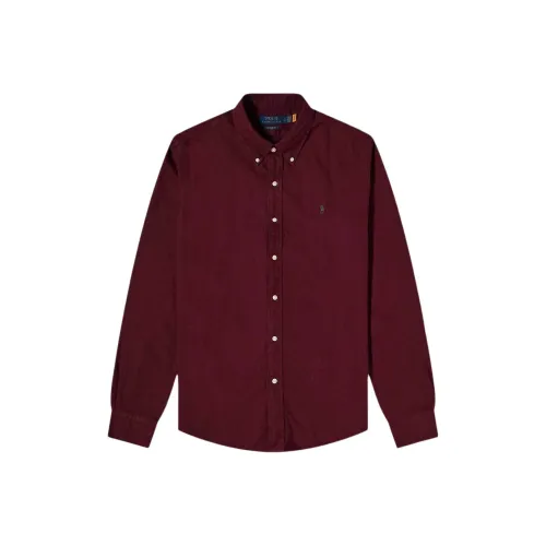 Polo Ralph Lauren Рубашка Мужская Бордовая