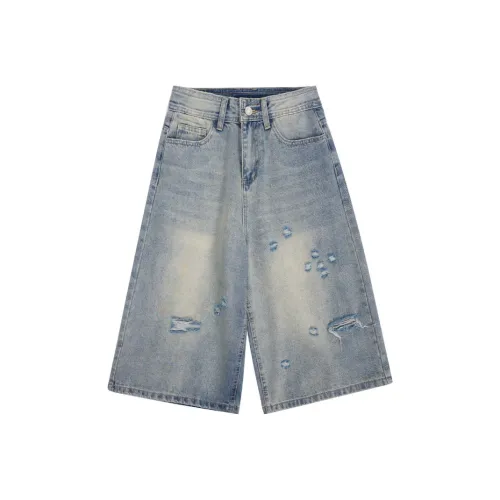 MTHE Винтажные синие женские джинсовые шорты