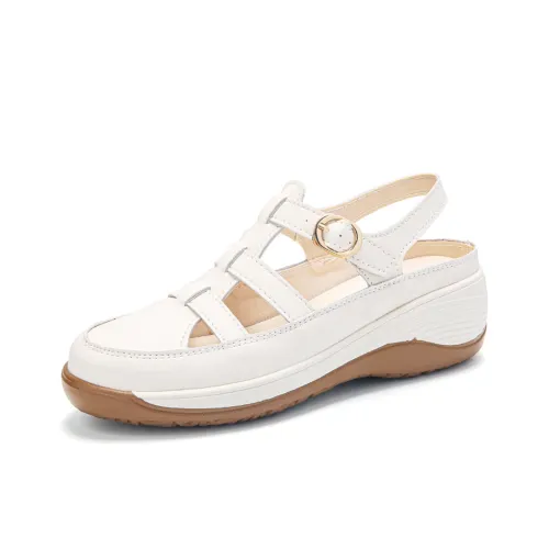 Сандалии Reivanti в римском стиле 5 см женские бежевые