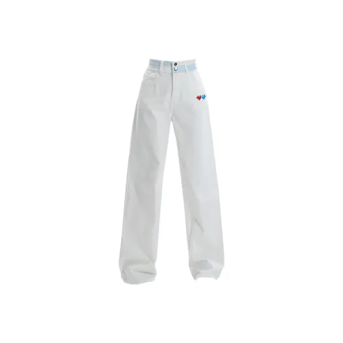 Белый медведь Белый Женские джинсы