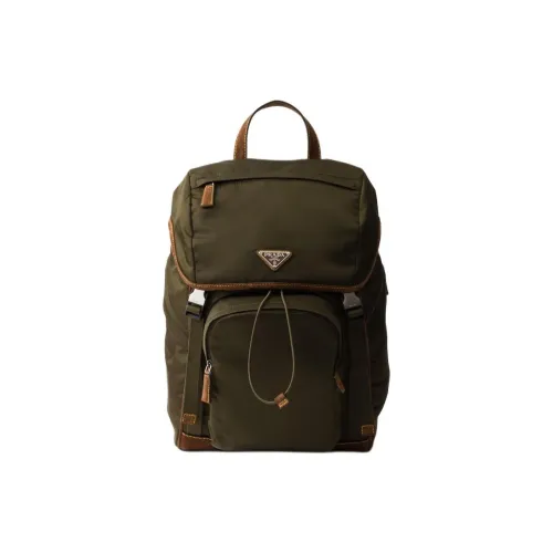 PRADA RE Нейлон Полиамид Рюкзак Унисекс Армейский зеленый
