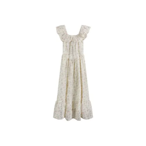 Lan Miao Короткий рукав Платье Женское