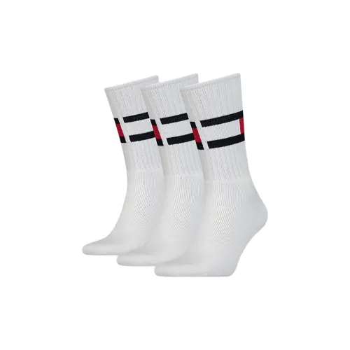 Tommy Hilfiger 3 пачки белых мужских носков MID до икры