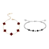 Романтическая коллекция "Четырехлистный клевер" (красный)