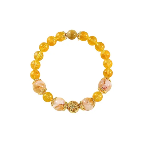 GULIYA Цитрин Сплав Медный Браслеты Женские Золотой