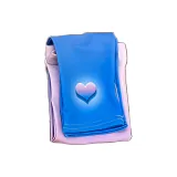 Синий и фиолетовый градиент, любовь