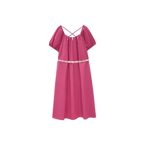 Love To Serve Короткий рукав Платье Женское